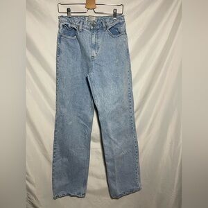Abercrombie & Fitch Light Blue Women's Straight Jeans Extra Long